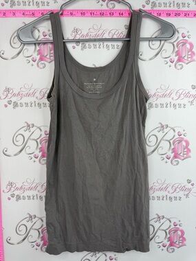 Banana Republic tank top cotton stretchy soft  Gray Tank Top